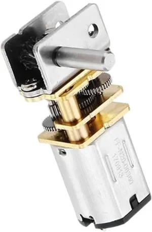 Gear electronic starter Mini N20 Geared electronic starter, Low RPM Electric Small electronic starter for Smart Car Electric Lock, GW12N20 Self Locking Worm Gear electronic starter Electric Accessorie