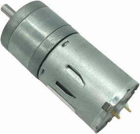 Gear Motor 12 Volt DC Micro Gearbox Reducer Low Speed Reduction Electric Motor for Smart Car Mini Tools JGA25-370 - (Speed(RPM): 6V 12rpm, Voltage(V): Package J)