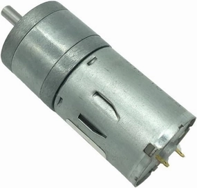 Gear Motor 12 Volt DC Micro Gearbox Reducer Low Speed Reduction Electric Motor for Smart Car Mini Tools JGA25-370 - (Speed(RPM): 6V 1363rpm, Voltage(V): Package J)