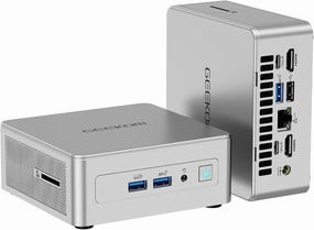 GEEKOM AE8 AI Mini PC, AMD Ryzen 9 8945HS Mini Computers(Up to 5.2GHz),32GB DDR5 RAM 1TB M.2 NVMe Gen4*4 SSD Windows 11 Pro Mini Desktop PC AMD Ryzen AI/Radeon 780M/Quad Display/8K/USB4/WIFI6E/BT5.2