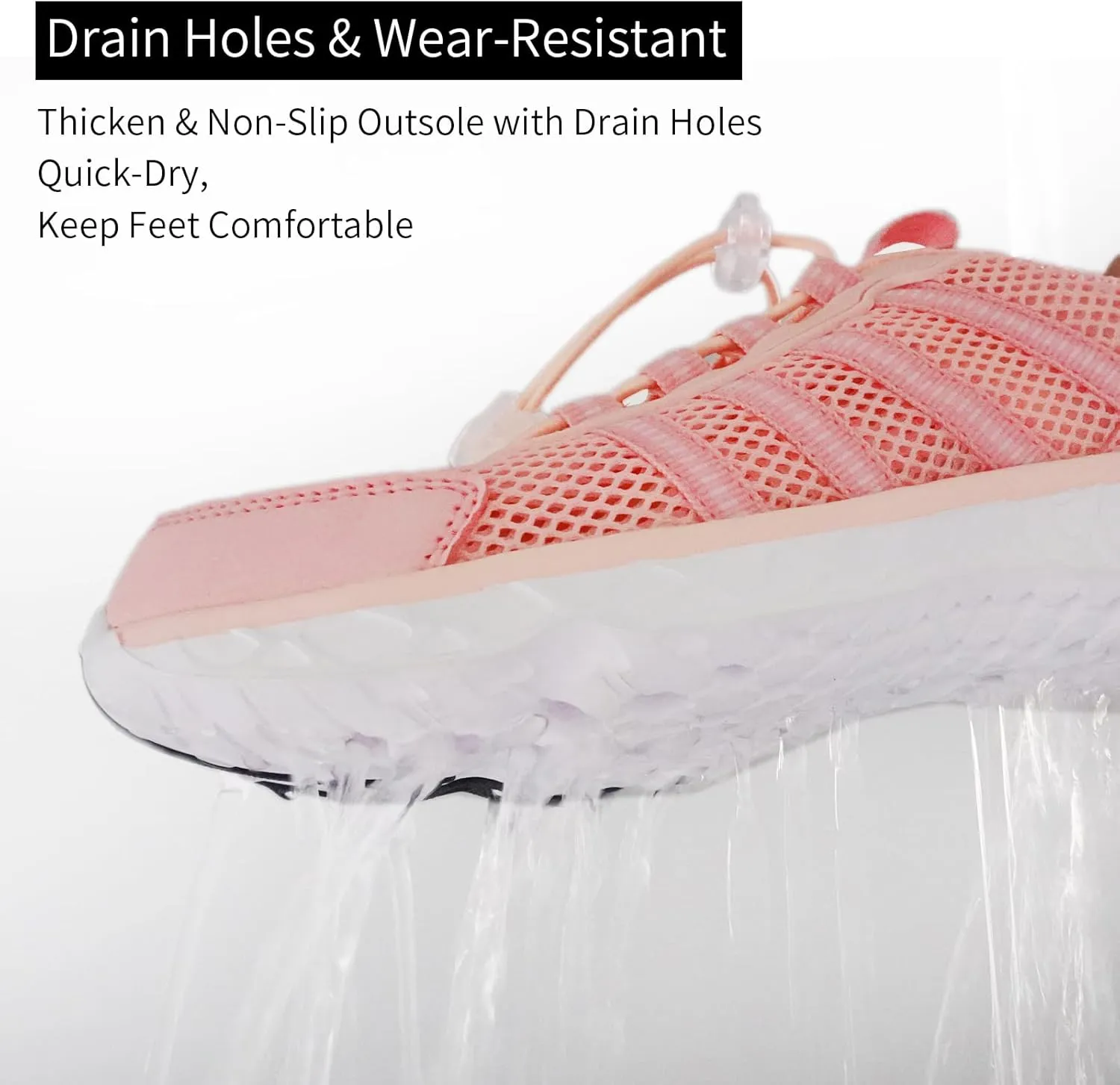Generic Queday Water Shoes for Women Men Quick Dry Barefoot Shoes Lightweight Athletic Sports Aqua Socks Outdoor Swim Fishing Hiking Diving Surf Walking Kayaking