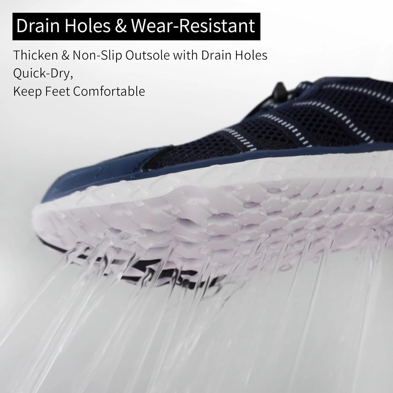 Generic Queday Water Shoes for Women Men Quick Dry Barefoot Shoes Lightweight Athletic Sports Aqua Socks Outdoor Swim Fishing Hiking Diving Surf Walking Kayaking