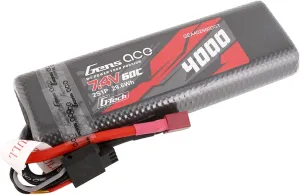 Gens ace G-Tech 4000mAh 7.4V 60C 2S Lipo Battery HardCase 8# with Deans Plug