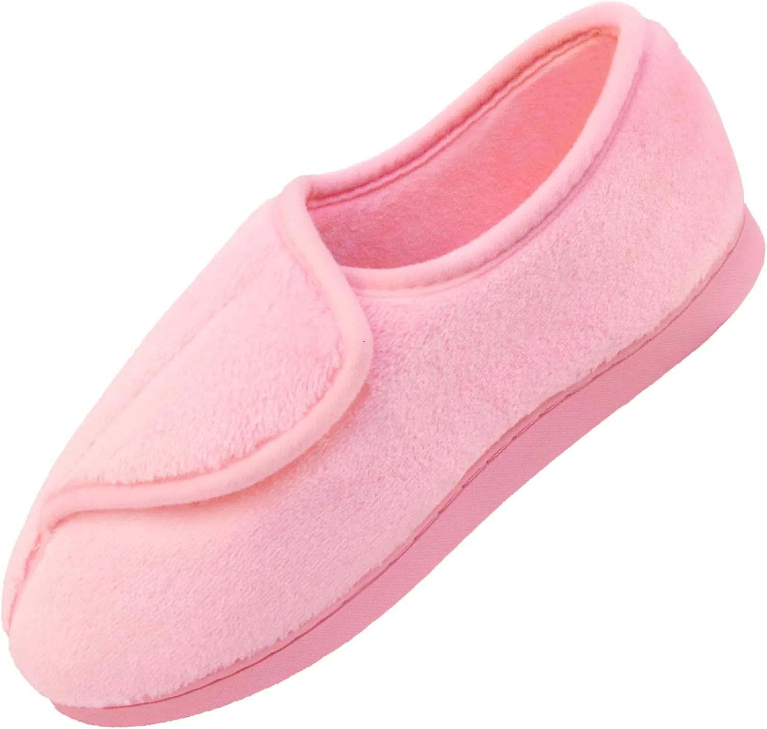 Git-up Women Soft wide Slippers Memory Foam Closed Toed Diabetic Arthritis Edema House Slippers