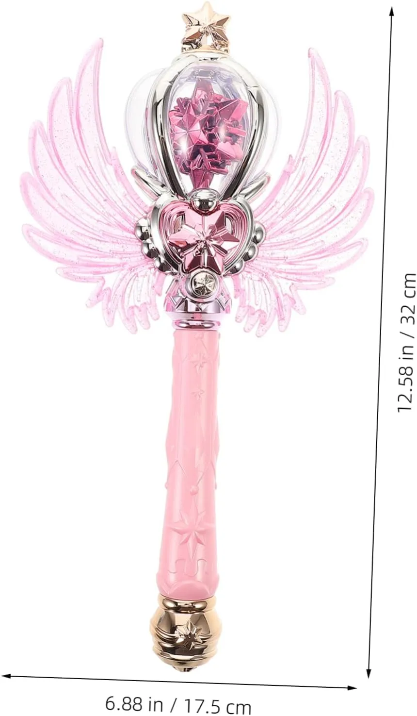 Glowing Princess Little Light Birthday Glowing Fairy Girl Wings Princess Party Favors Electric Princess Party Favors Glowing Flashing Plastic Pink