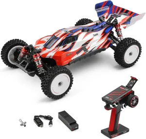 GoolRC WLtoys 124008 Brushless RC Cars for Adults, 1:12 Scale Remote Control Car, 4WD 60KM/H High Speed Racing Car, 2.4GHz All Terrains Off Road Buggy RTR with 11.1V 1300mAh Battery