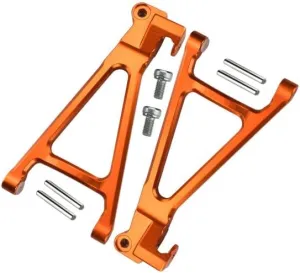 GPM for Traxxas 1/16 Mini E-Revo/Mini Summit Upgrade Parts Aluminum Rear Lower Arm - 1Pr Set Orange