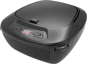 GPX Portable Bluetooth Boombox/CD Player, Requires 6 C Batteries - Not Included, Black (BCB117B)