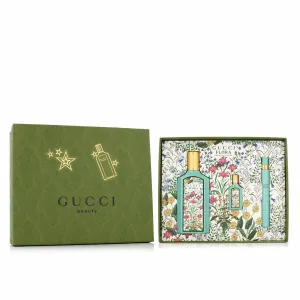 Gucci Flora Gorgeous Jasmine EDP Woman's Gift Set: 100 ml   Mini 10 ml Spray   Mini Pen 5 ml Spray - HARD BOX