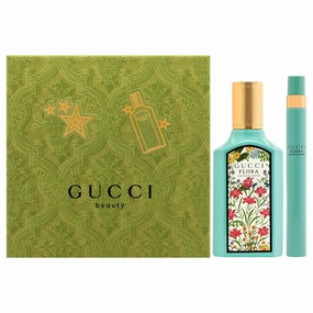 Gucci Flora Gorgeous Jasmine for Women - 2 Pc Gift Set 1.6oz EDP Spray, 0.33oz EDP Spray