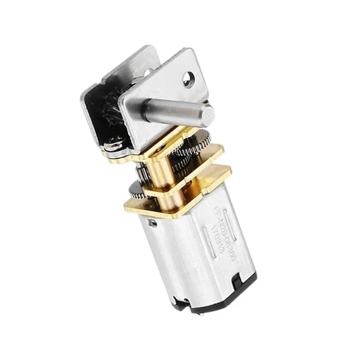GW12N20 DC 6V 12V Worm Gear Motor Low Speed Ultra Mini Gear Box Reversible Electric Engine for Smart Car Robot 1Pcs(200rpm,6V)