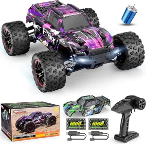 HAIBOXING 1/18 Scale Brushless Fast RC Cars 18859A, 4WD Off-Road Remote Control Trucks 48 KM/H Speed for Adults and Kids Boys, All Terrain Truck Toys Gifts with Extra Shell and Battery 40  min Play