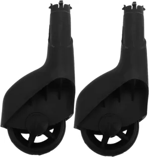 HANABASS 1 Pair Swivel Wheels for Car Heavy Duty Front Swing Replacement Wheels for Riding Smooth Glide Easy Installation Compatibility for Cars