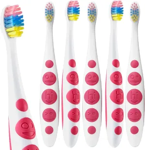 hello Unicorn Baby and Toddler Soft Toothbrush for All Ages, BPA Free, Easy to Grip Handle, 6 Count
