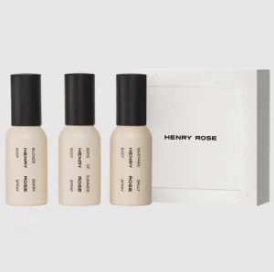 Henry Rose Mini Body Spray Trio Set