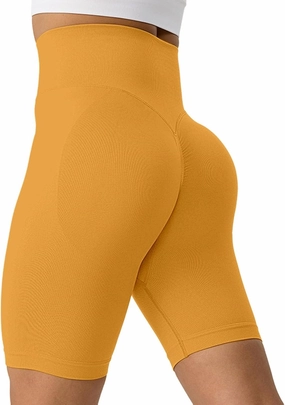 High Waisted Biker Shorts for Women Women's Hip Running Five Point Fitness Pants High Waisted Hip Tight