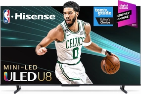 Hisense 100-Inch U8 Mini-LED ULED 4K UHD Google Smart TV (100U8K, 2023 Model) - QLED, Native 144Hz, 1500-Nit, Dolby Vision IQ, Full Array Local Dimming, Game Mode Pro, Alexa Compatibility (Renewed)