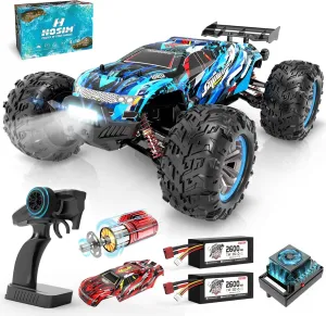 Hosim Brushless RC Cars, 1:10 68  KMH High Speed Remote Control Car for Adults Boys, 4X4 All Terrains Waterproof Off Road Hobby Grade Large Fast Racing Buggy Toy Gift Monster Trucks