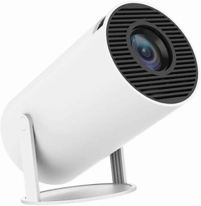 HY300PRO Mini Projector WiFi Bluetooth: Short Throw Portable Projector for IOS Android Phone Laptop TV Stick HDMI USB