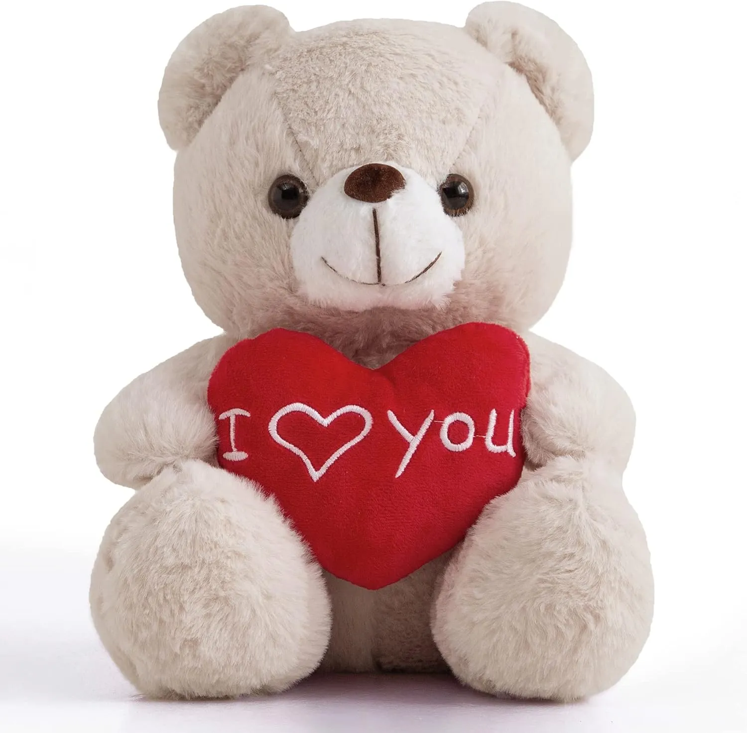 I Love You Teddy Bear for Girlfriend Stuffed Animals Cute Stuffed Teddy Bears for Girls Stuffed Bear Plush Toys Brown Teddy Bear Stuffed Animal Plushies, 12 Inch Bear Plushie Toy Animals
