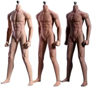 i8 TOYS JOK-11C-YS 1/6 Scale Male Seamless Super Flexible Figure Body for 12 Inch Action Doll Without Head Sculpture (Normal Skin), Multicolored (SJYT-001)