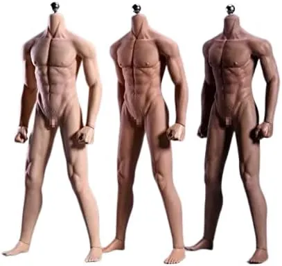 i8 TOYS JOK-11C-YS 1/6 Scale Male Seamless Super Flexible Figure Body for 12 Inch Action Doll Without Head Sculpture (Normal Skin), Multicolored (SJYT-001)