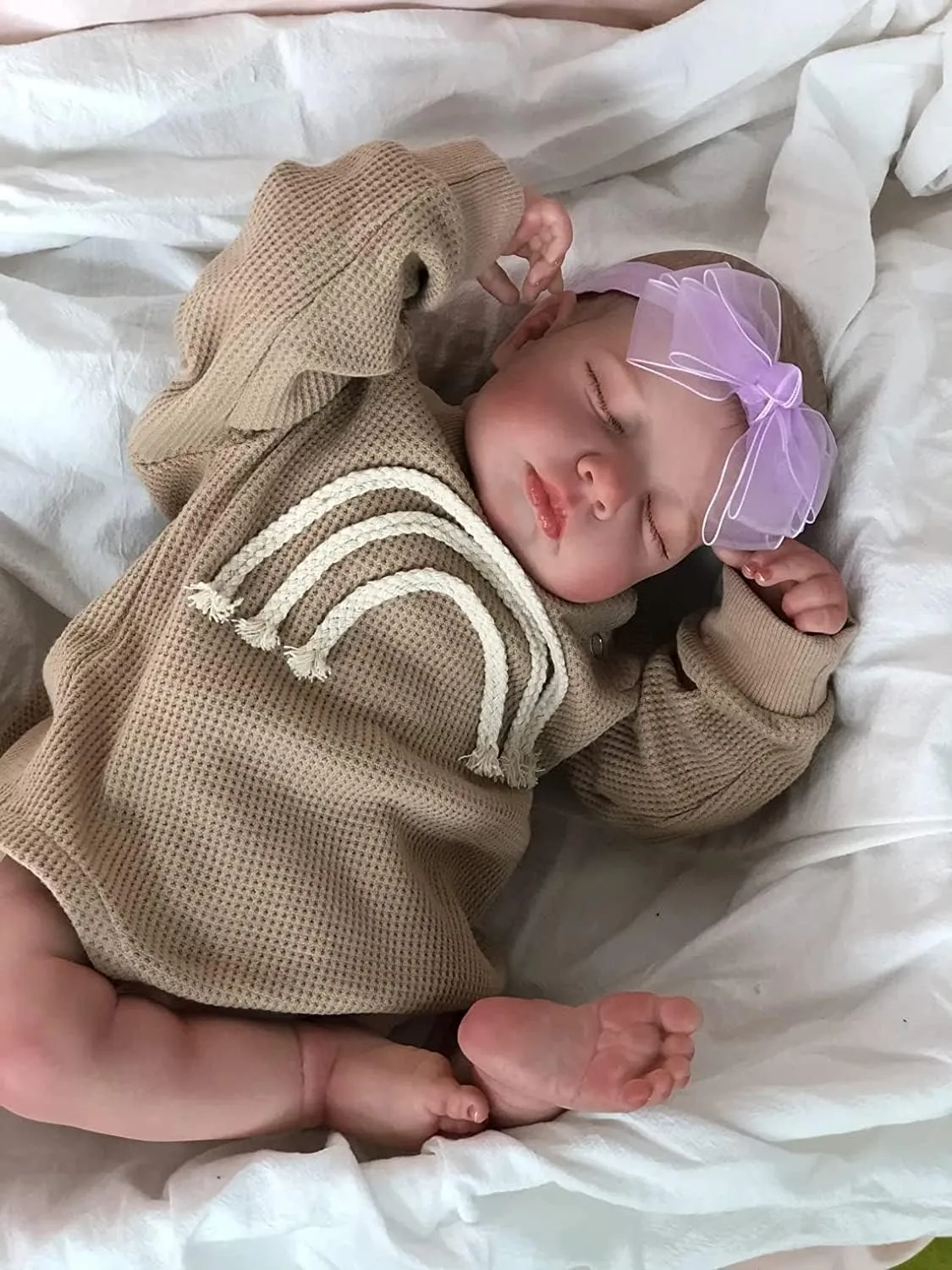 iCradle Reborn Baby Dolls Girl 20inch Lifelike Weighted Newborn Toddler Doll Silicone Sleeping Reborn Doll Toys for Kids Age 3 