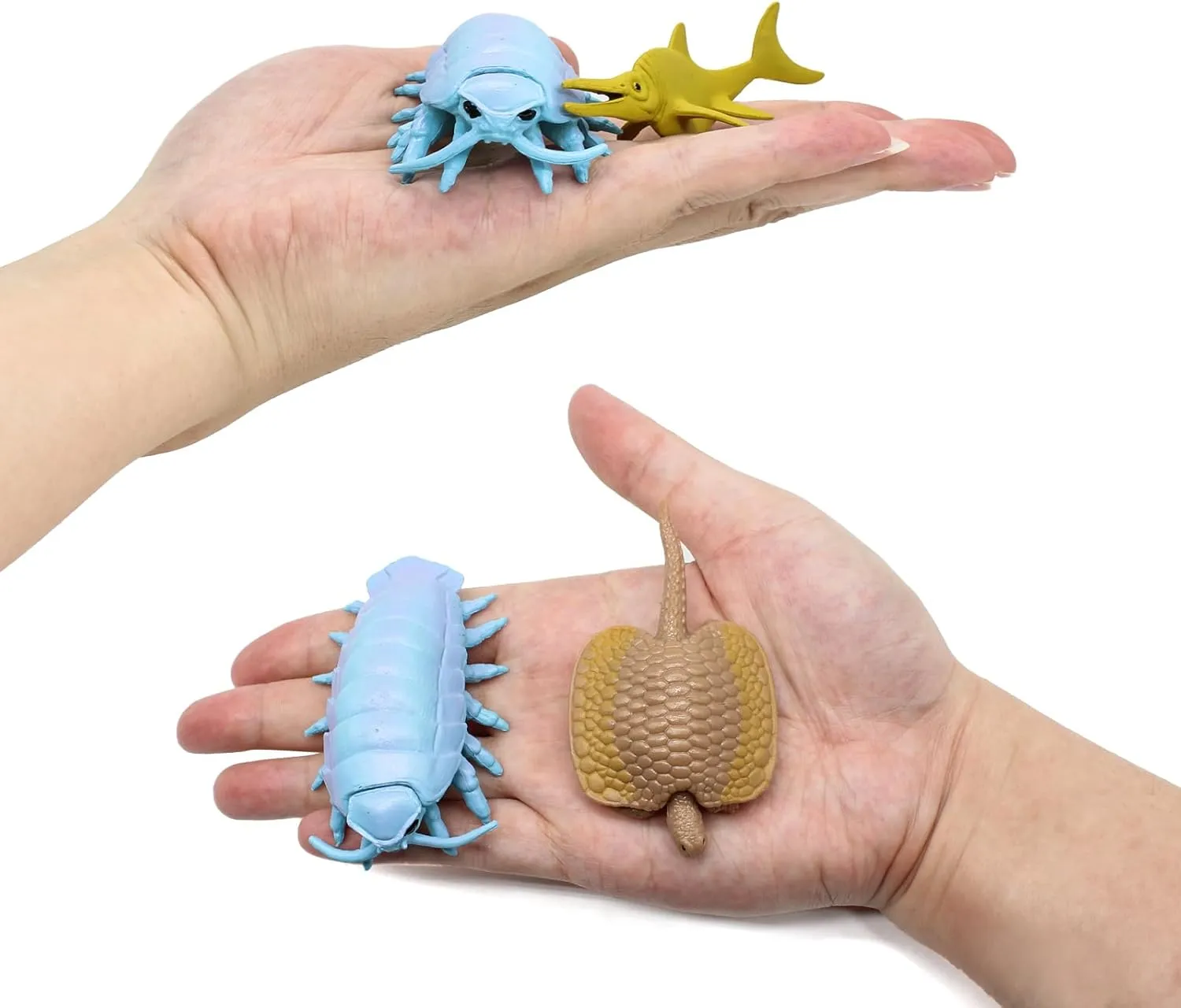 iftnotea Prehistoric Sea Ocean Toy Animal Figures, 17PCS Plastic Ancient Marine Reptiles & Deep Sea Creature Figurines, Party Decoration Montessori Toy for Kids Toddlers 3-5 5-8