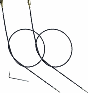 Inner Flex Shaft Cable, 2pcs Internal Flexible Shaft Core Attachment with Spring for Hanging Grinder Power Carver Rotary Tool Replacement Accessories