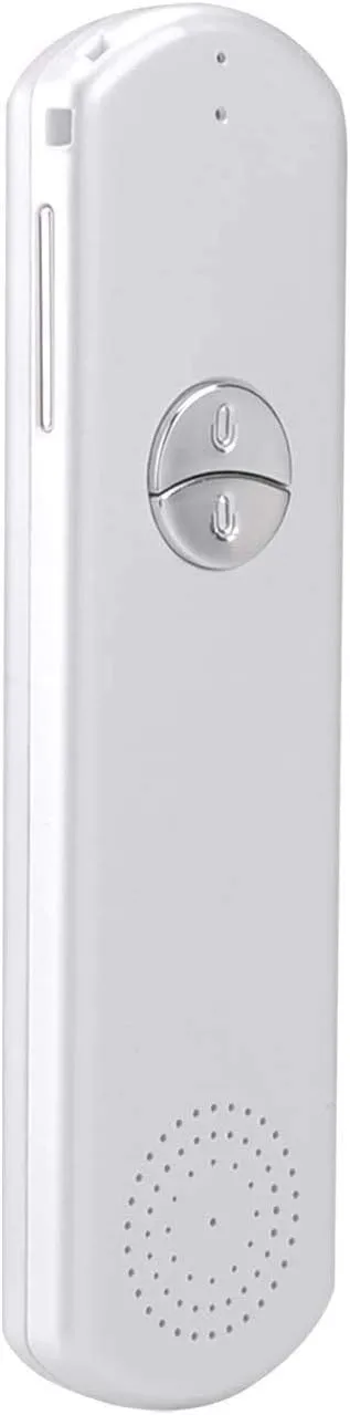Instant Translator,English Spanish Translator,Two Way Smart Language Translator Device,Electronic Voice Pocket Translator Supports 52 Languages for Meeting Learning Travel Business(White)