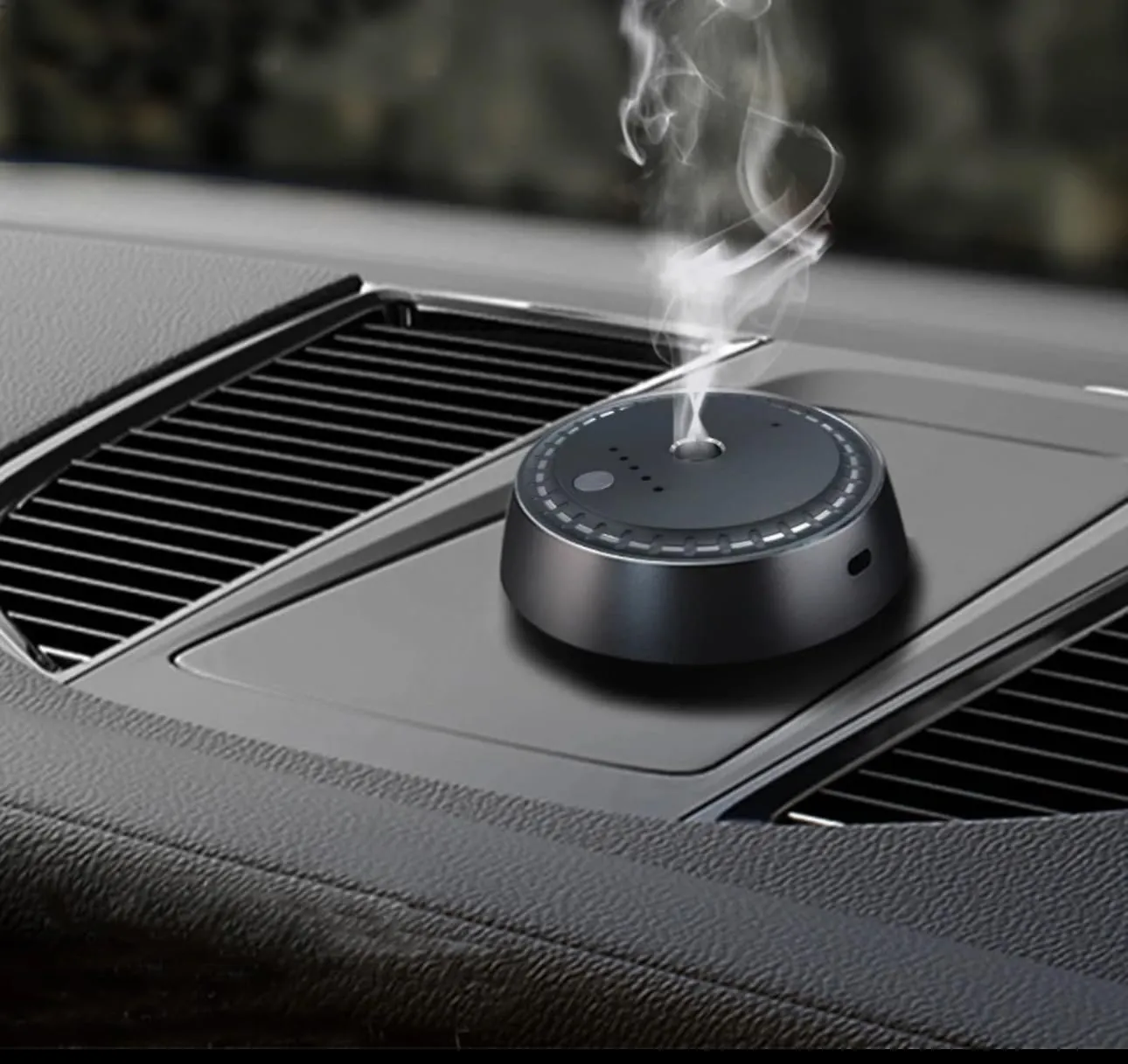 Intelligent Car Air Freshener, Automatic Fragrance Diffuser, Odor Eliminator, Black (Ritz Carl)