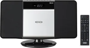 Jensen JBS-300 Modern Bluetooth Stereo Music System for Home with CD/MP3/WMA Player Wireless Streaming USB Port for MP3 Playback | Digital AM/FM Stereo (Remote Included) (Limited Edition)
