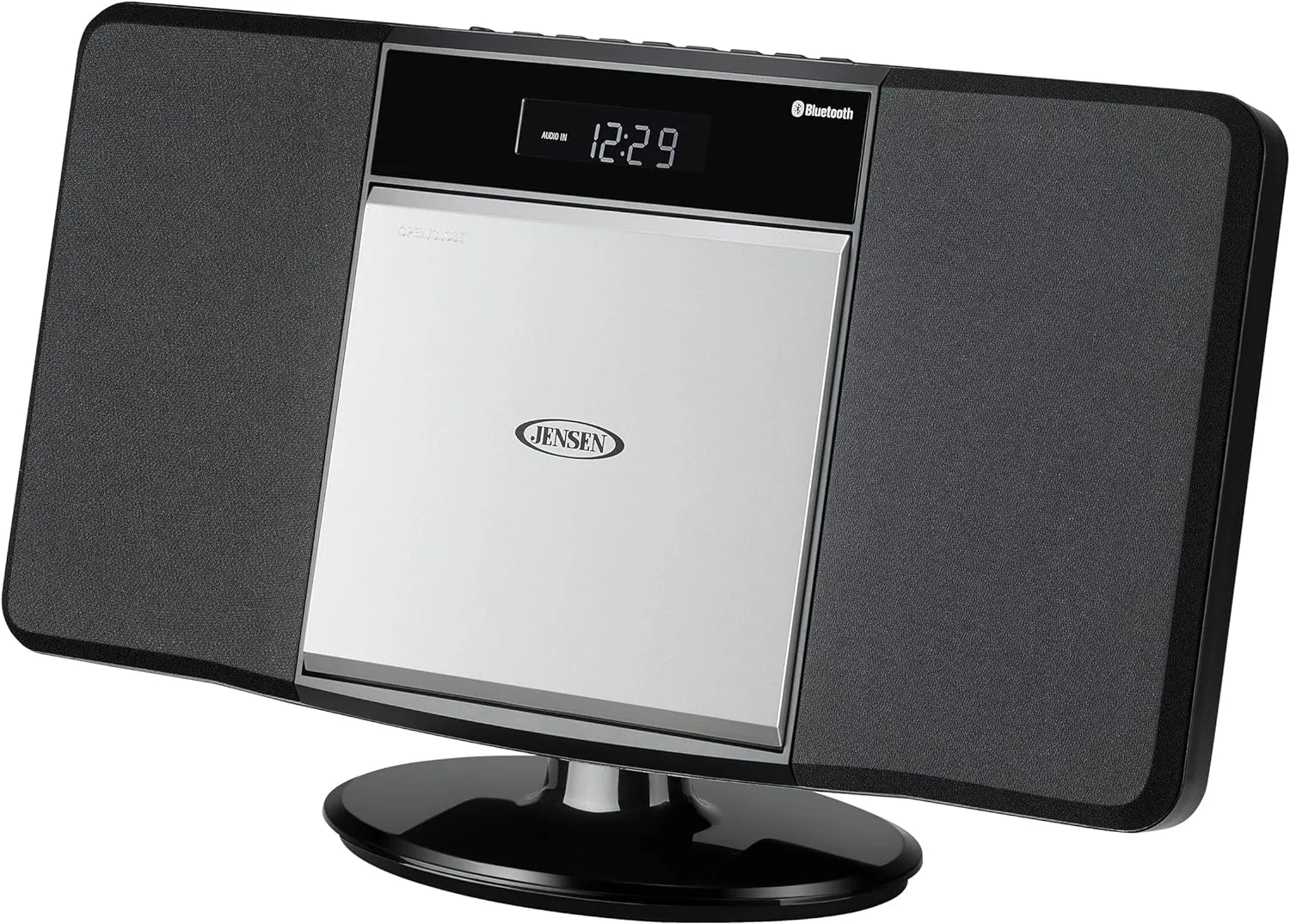 Jensen JBS-300 Modern Bluetooth Stereo Music System for Home with CD/MP3/WMA Player Wireless Streaming USB Port for MP3 Playback | Digital AM/FM Stereo (Remote Included) (Limited Edition)