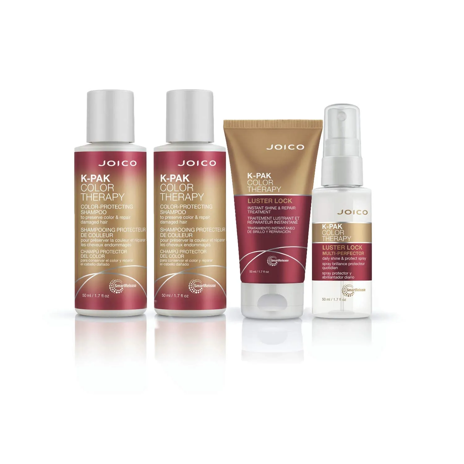 Joico K-PAK Color Therapy Hair Regiment Mini Set for Color Treated Hair