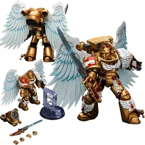 JOYTOY Warhammer 40,000 1/18 Action Figures Blood Angels Sanguinary Guard with Encarmine Sword 1 Model Collection