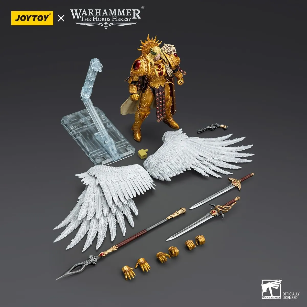 JOYTOY Warhammer 40K Blood Angels 1/18 Action Figures The IX Legion Blood Angels Sanguinius Primarch of The IXth Legion Model Collection