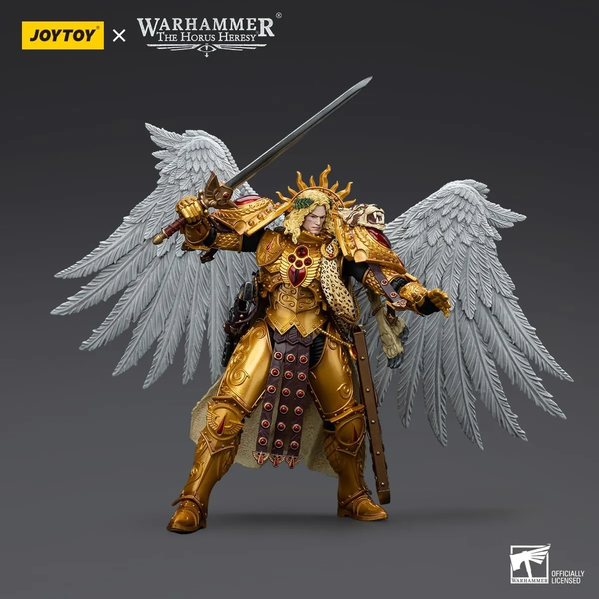 JOYTOY Warhammer 40K Blood Angels 1/18 Action Figures The IX Legion Blood Angels Sanguinius Primarch of The IXth Legion Model Collection