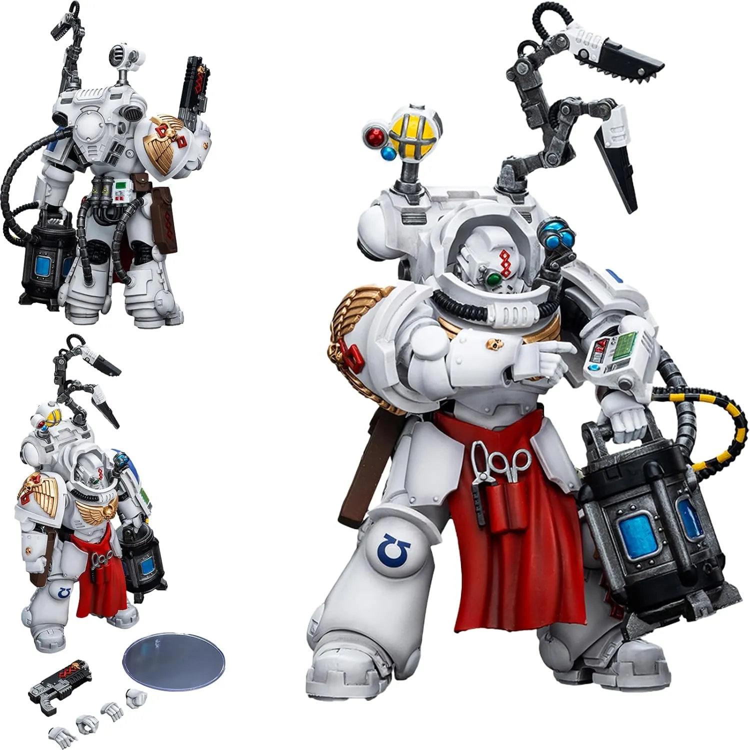 JOYTOY Warhammer 40K Ultramarines 1/18 Action Figures Ultramarines Apothecary Biologis Model Collection