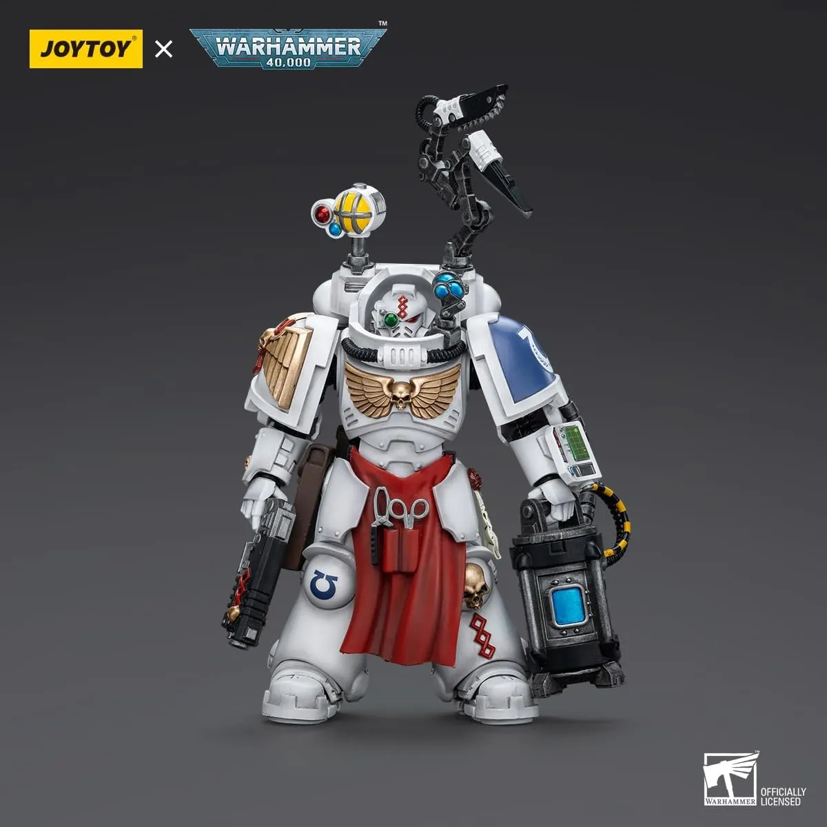 JOYTOY Warhammer 40K Ultramarines 1/18 Action Figures Ultramarines Apothecary Biologis Model Collection