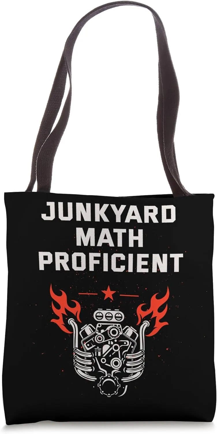 Junkyard Math Proficient Mechanic Dad Car Repair Daddy Smart Tote Bag