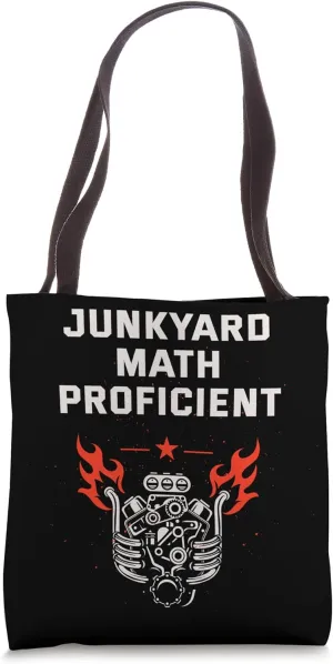 Junkyard Math Proficient Mechanic Dad Car Repair Daddy Smart Tote Bag
