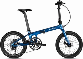KABON Folding Bike for Adults, Carbon Fiber Mini Compact Folding Bike for Women Commuters City Foldable Bicycle 20inch Wheel