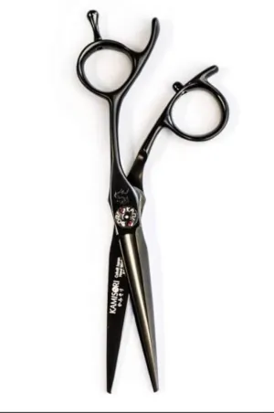 Kamisori Beauty - Black Diamond III Professional Haircutting Shears - Choose 5.0, 5.5, or 6.0 (6.0)