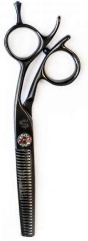 Kamisori Beauty - Black Diamond III Professional Texturizing Shears - 30 Teeth 6.0 Length Thinner