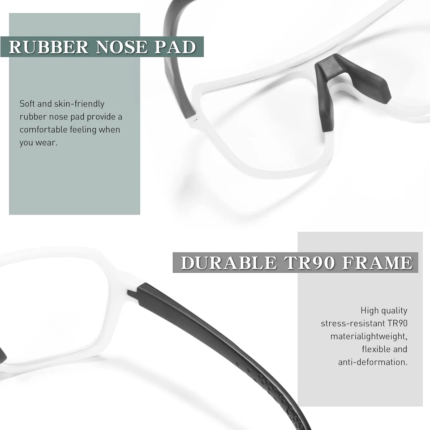 KAPVOE Photochromic Cycling Glasses for Men Women Sports Sunglasses MTB Biking Sunglasses UV Protection K64