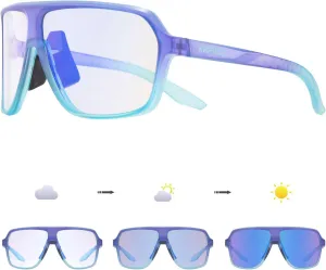 KAPVOE Photochromic Cycling Glasses for Men Women Sports Sunglasses MTB Biking Sunglasses UV Protection K64