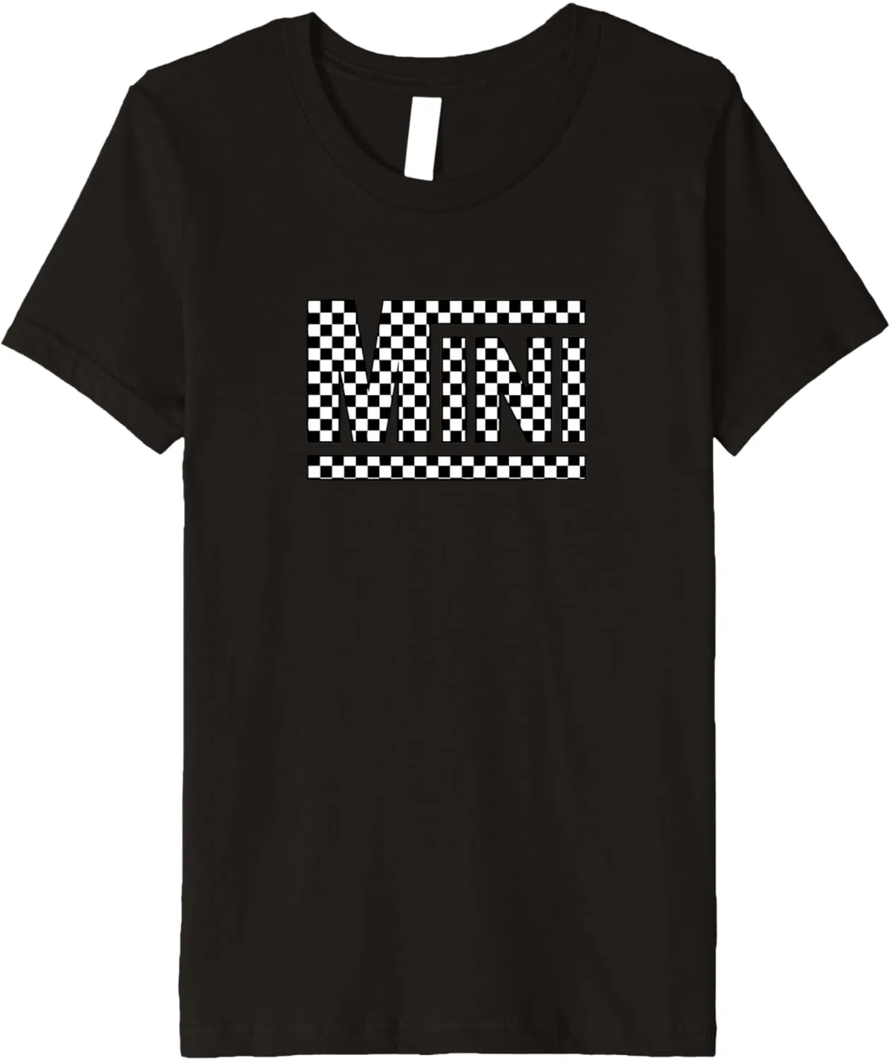 Kids Checkers Mini Child Skate Shoe Van Life Matching Mama Mom Premium T-Shirt