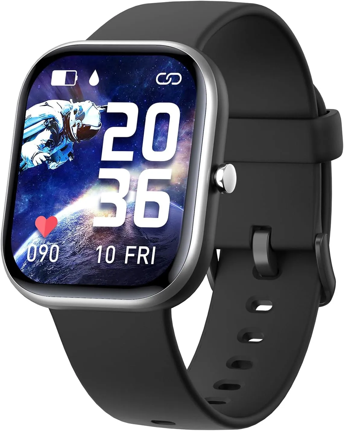 Kids Smart Watch for Girls,IP68 Waterproof Kids Fitness Tracker Watch with 1.5 Inch DIY Face,Heart Rate Sleep Monitor,19 Sport Modes,Calories Counter,Alarm Clock,Great Gifts for Children 6  (Black)