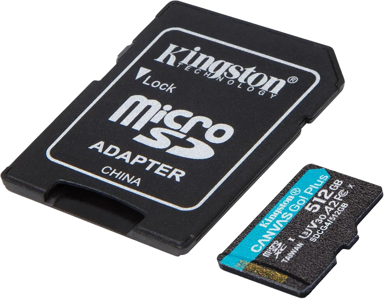 Kingston Canvas Go Plus 512GB microSD Card | Up to 200MB/s | Class 10, UHS-I, U3, V30, A2 | SDCG4/512GB