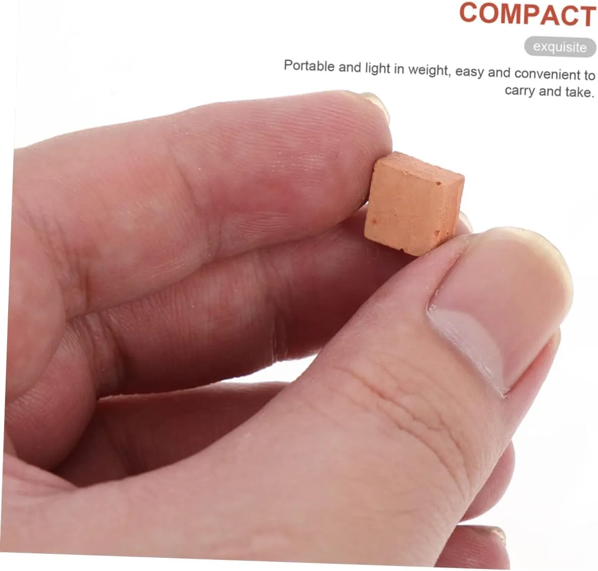 Kisangel 5sets DIY Miniature Bricks Mini Building Blocks for Crafts Landscape Accessories Simulation Brick Models for Garden Decor 40pcs*5
